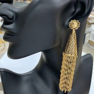 ST 003 luxury Italian gold plated party's earrings