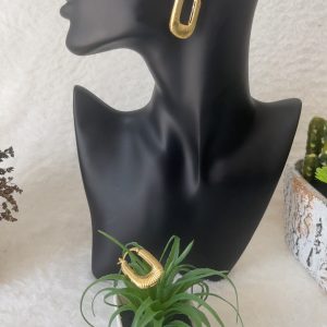 ST 705 luxury ladies gold plated earrings