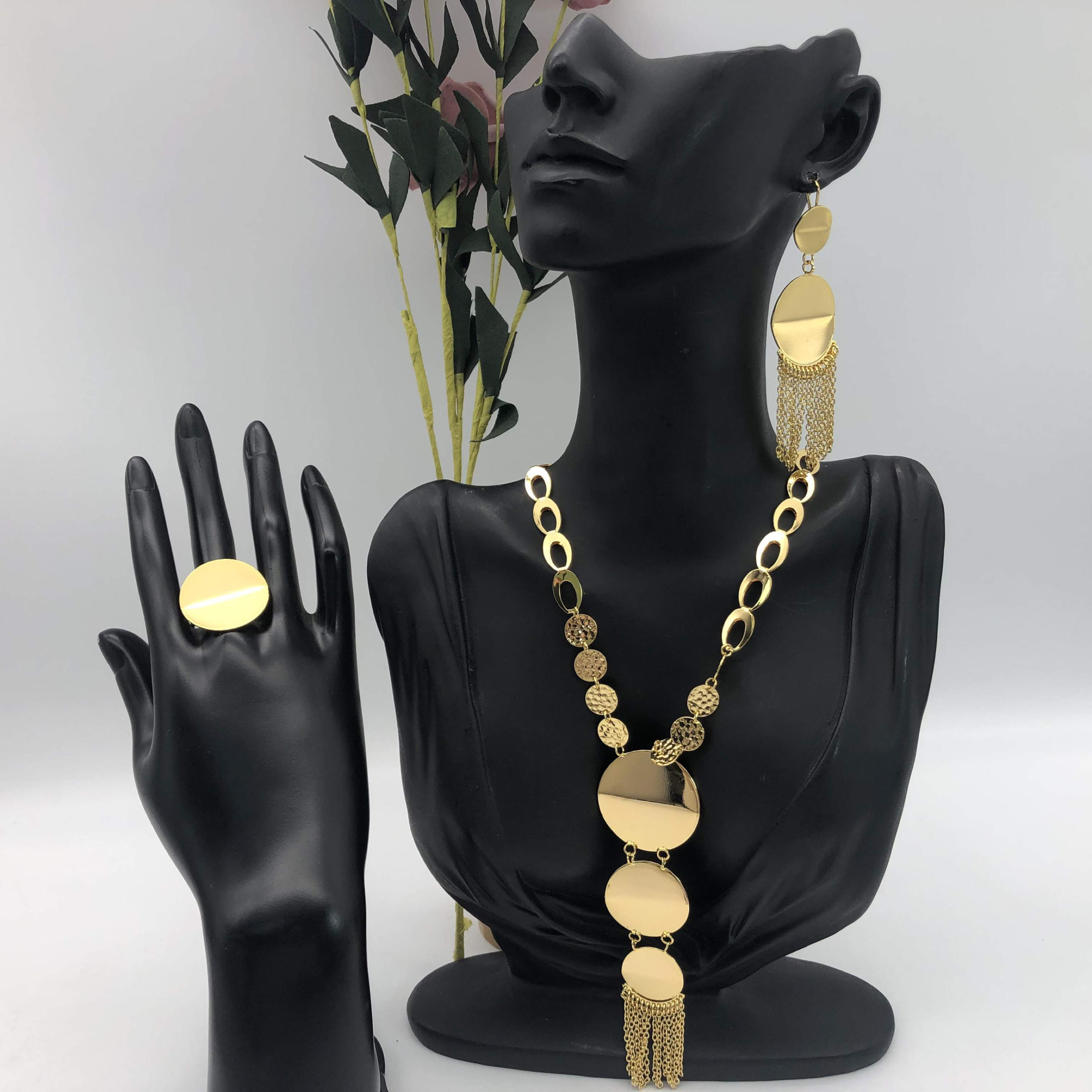 ST 202 18karat gold plated 3 party's set