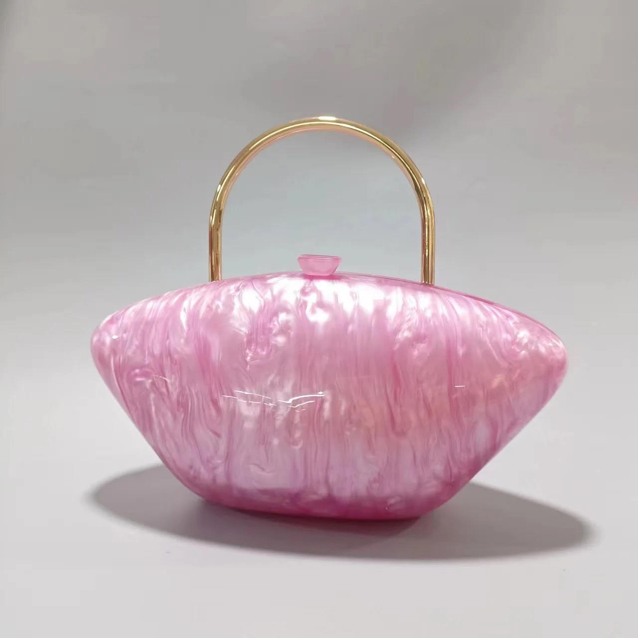 ST 978 2024 Custom new arrivals Design Acrylic women Wedding Clutch Bag Evening Bag ( B )